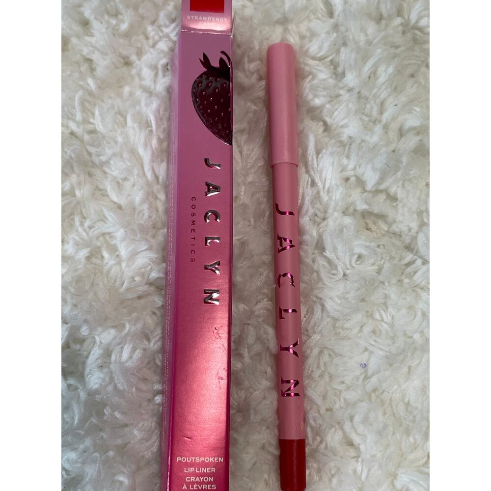 Jaclyn Cosmetics Poutspoken Lip Liner Crayon Strawberry Cake NEW